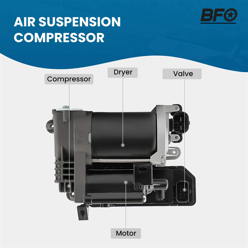 Luftaffjedringskompressor egnet til Citroën C4 Picasso / Grand C4 Picasso 2006-2013 | 9801906980 9682022980