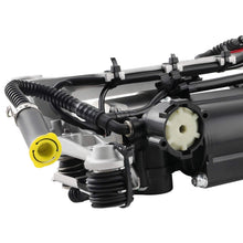 Indlæs billede til gallerivisning Luftaffjedringskompressor med relæ og ventilblok egnet til VW Touareg 7L / Porsche Cayenne 955 9PA 2002-2013 | 95535890105 7L0698014