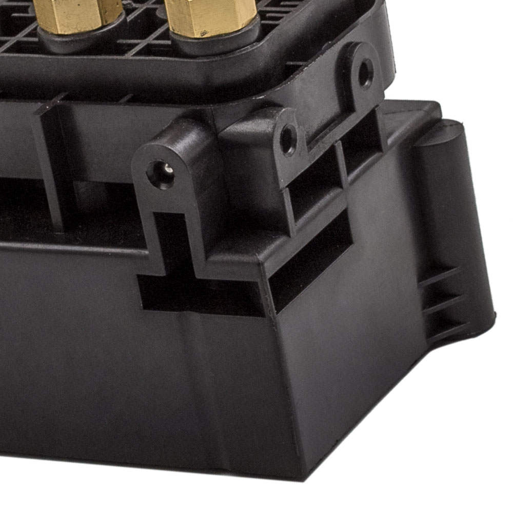 Luftfjæringskompressor med holder, relé og ventilblokk, egnet for VW Touareg 7L / Porsche Cayenne 9PA 2002–2013 | 7L8616007 7L0698014