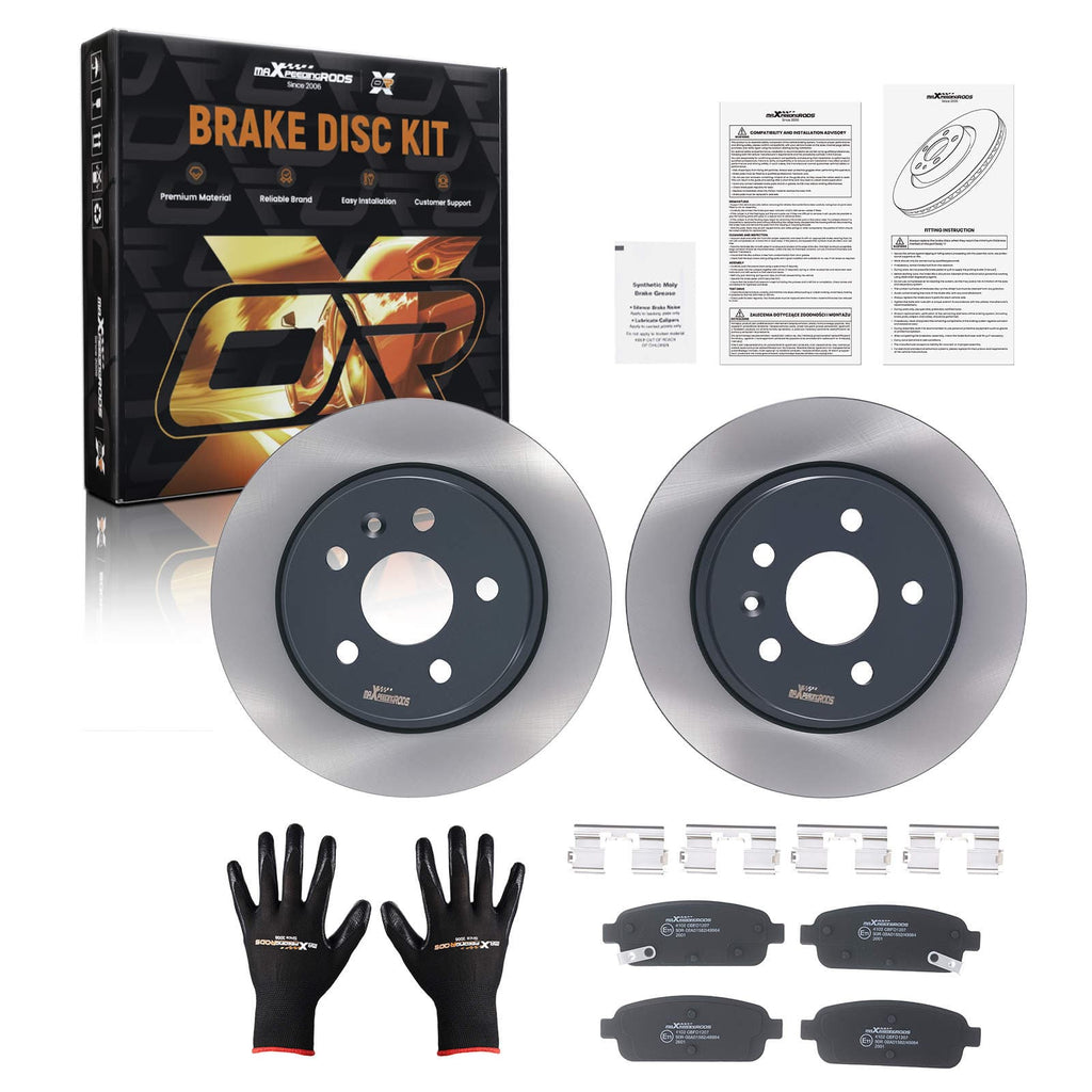 Bremseskiver og bremseklosser bak, passer til Chevrolet Trax 1.7 1.8L, Opel Mokka 1.4 1.6L