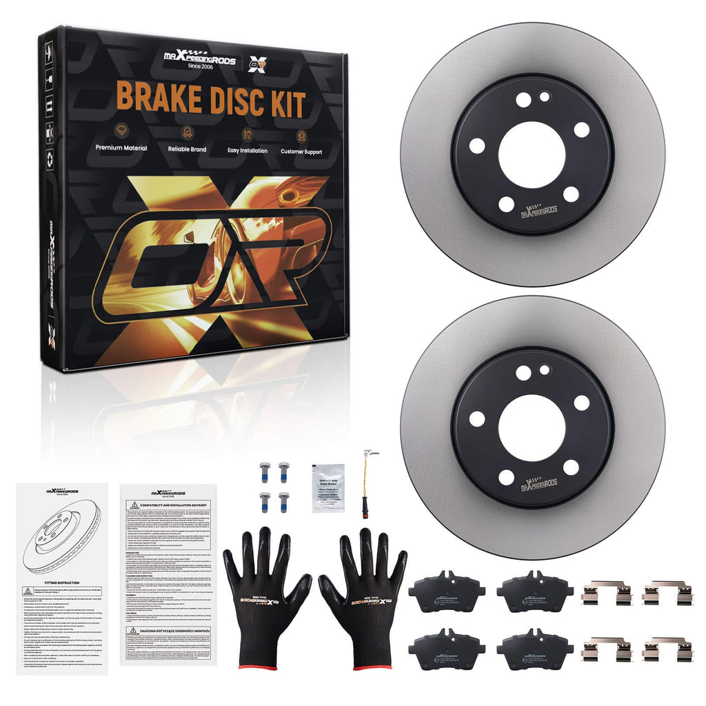 Bremseskiver + bremseklodser 276mm foran egnet til Mercedes W169 A160CDI 2004-2012