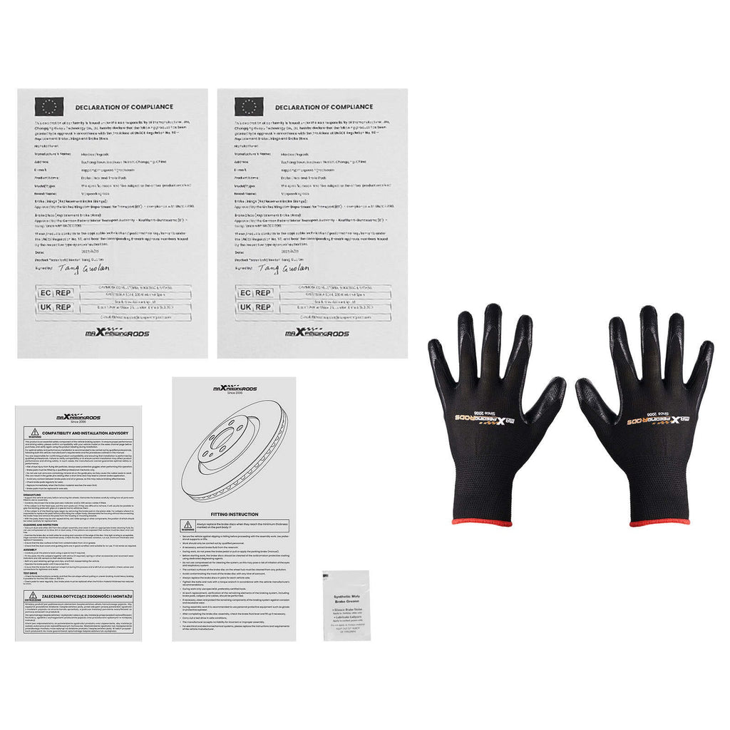 Bremseskiver og bremseklosser foran egnet for Dacia Dokker MPV KE, Dokker Express, Lodgy JS