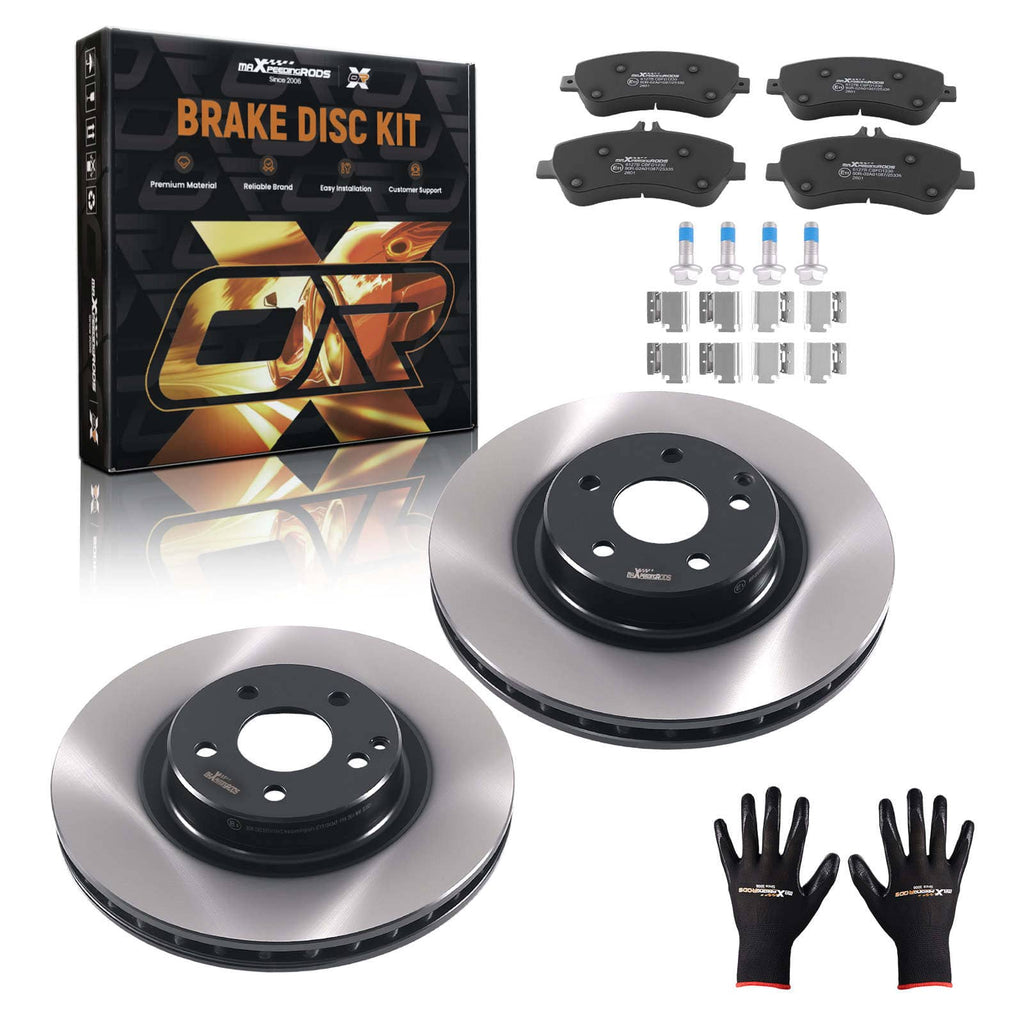 Bremseskiver og bremseklodser foran egnet til Mercedes Benz GLK X204 200 250 350 4matic