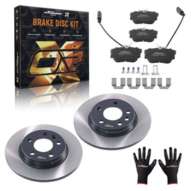 Bremsskiver og bremseklodser bagtil egnet til VW Transporter IV pick-up 70E, bus 70B 70A