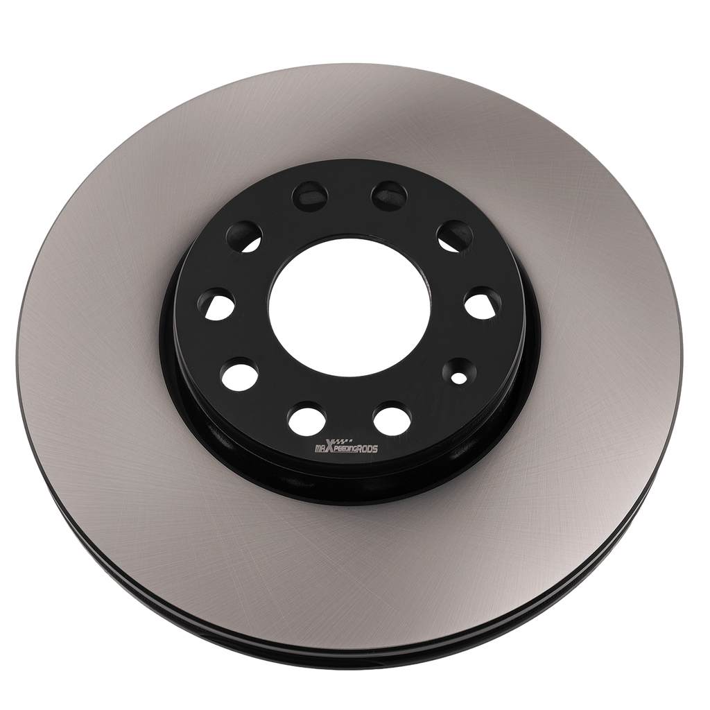 2 stk. bremseskiver egnet for Audi 100 A4 A6, Skoda Superb 1990-2013, svarte
