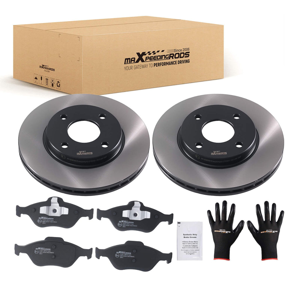 Bremseskiver bremseklosser foran egnet for Ford Fiesta varebil 1996-03 Fiesta Van 02-10