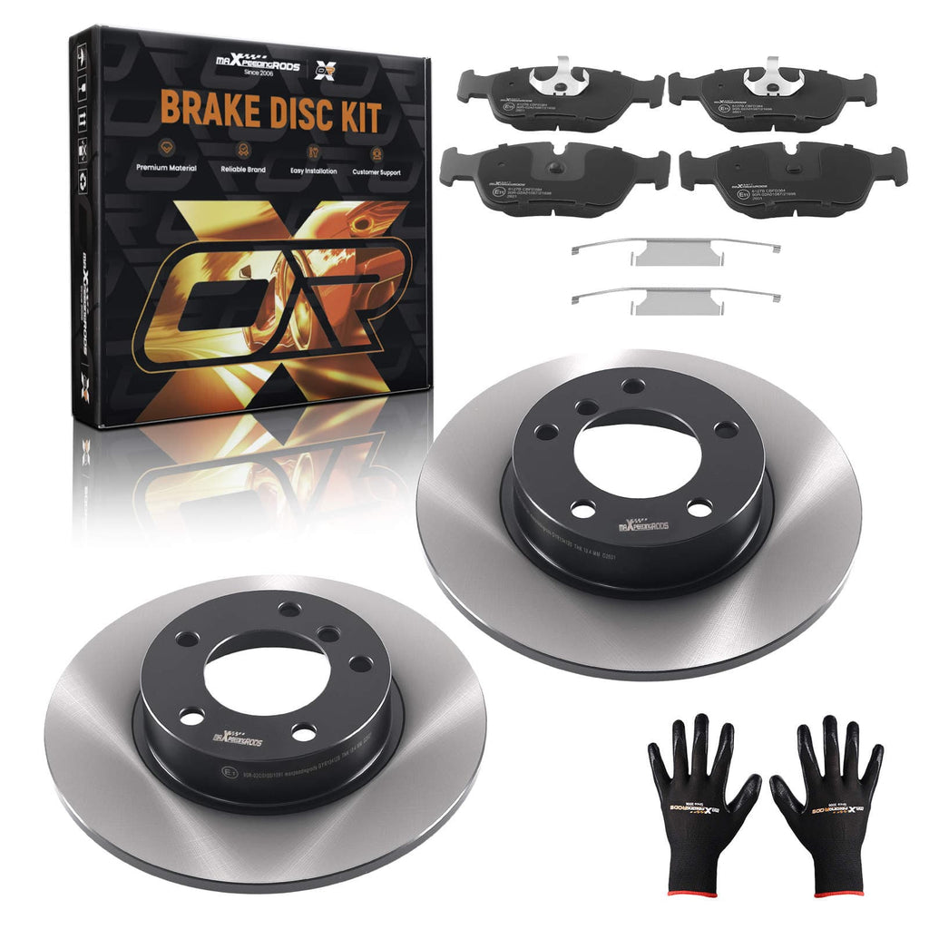 Bremseskiver og bremseklosser foran egnet for BMW X5 E53 3.0i 4.4i 4.6is 4.8is 2000-2006