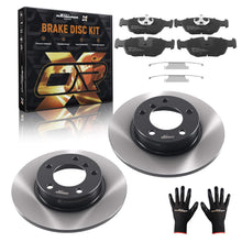 Last bildet i gallerivisningen, Bremseskiver og bremseklosser foran egnet for BMW X5 E53 3.0i 4.4i 4.6is 4.8is 2000-2006