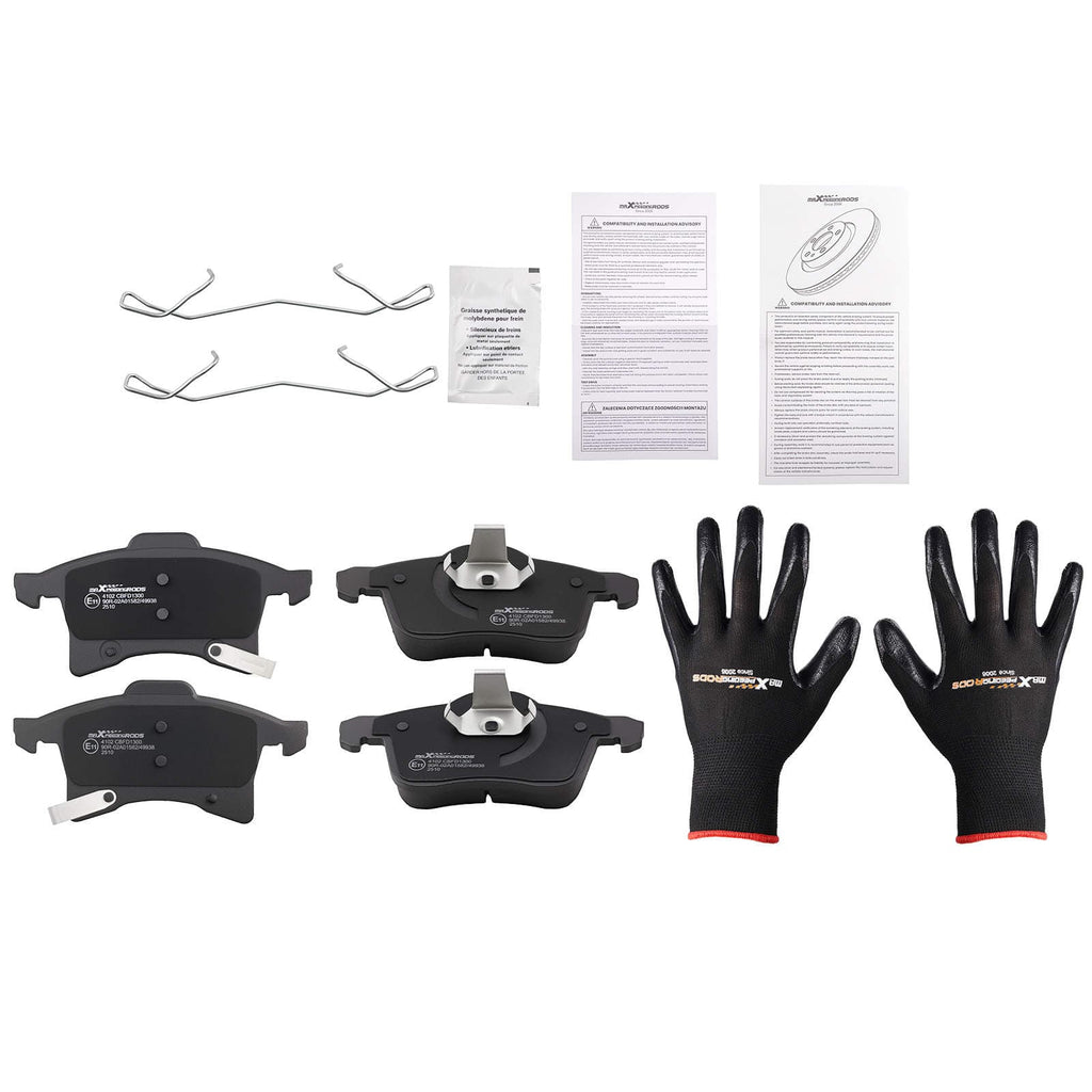 Bremseskiver + bremseklosser foran egnet for Opel Combo Tour 93176429 93179708