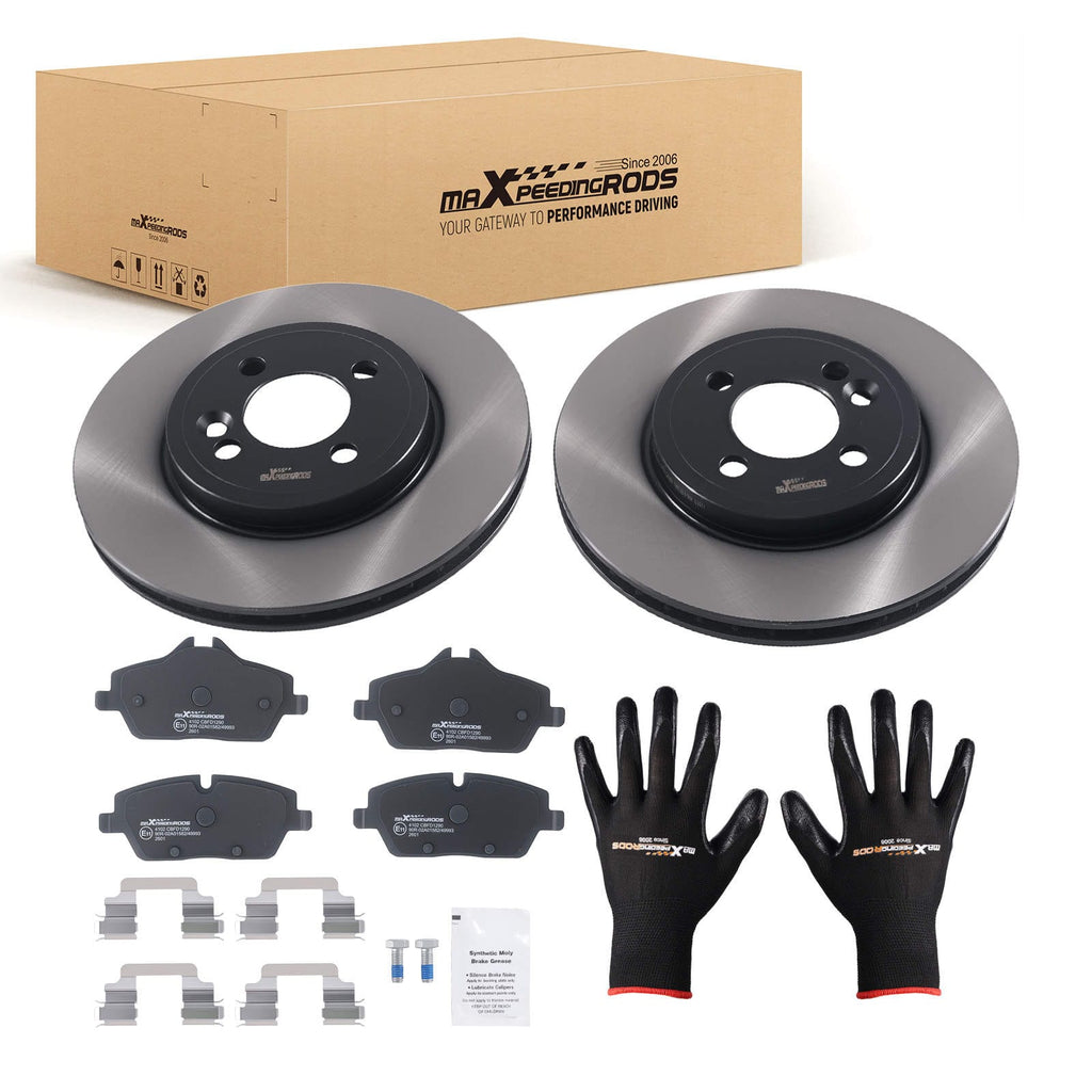 Bromsskivor bromsbelägg fram lämpliga för Mini R59 Roadster Cooper SD R56 R57