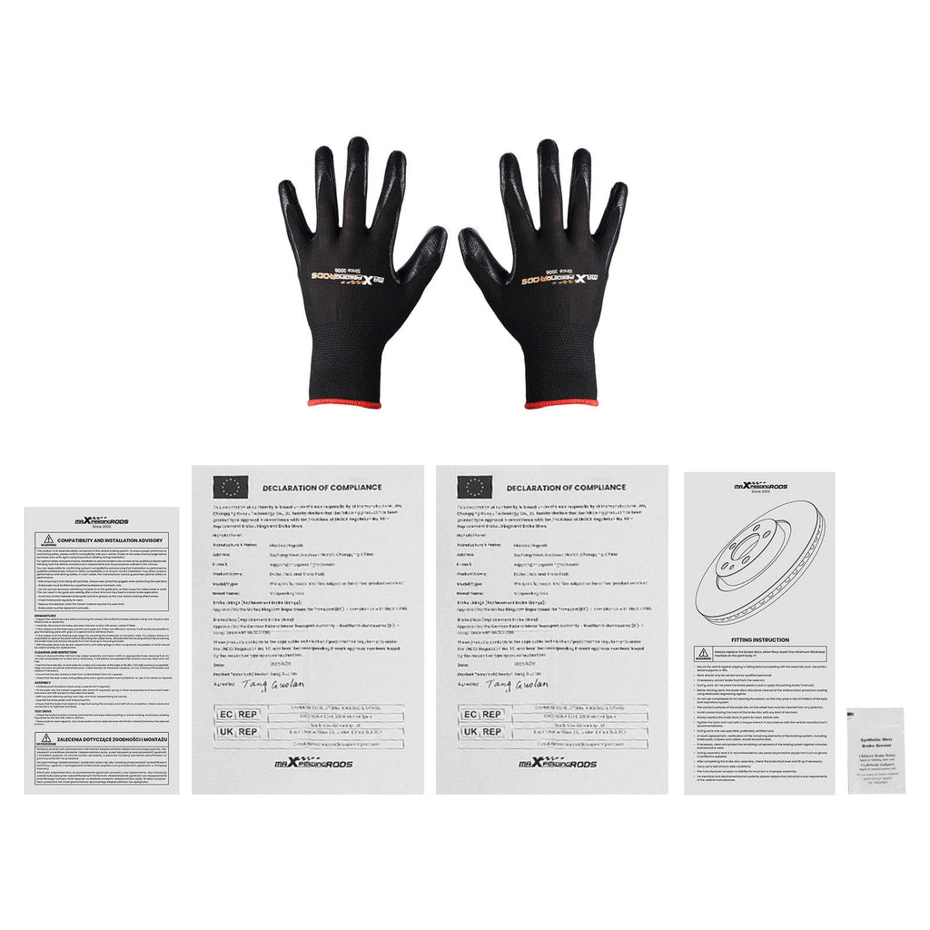 Bremseskiver bremseklodser foran egnet til BMW X4 xDrive20i xDrive28i xDrive30d F26