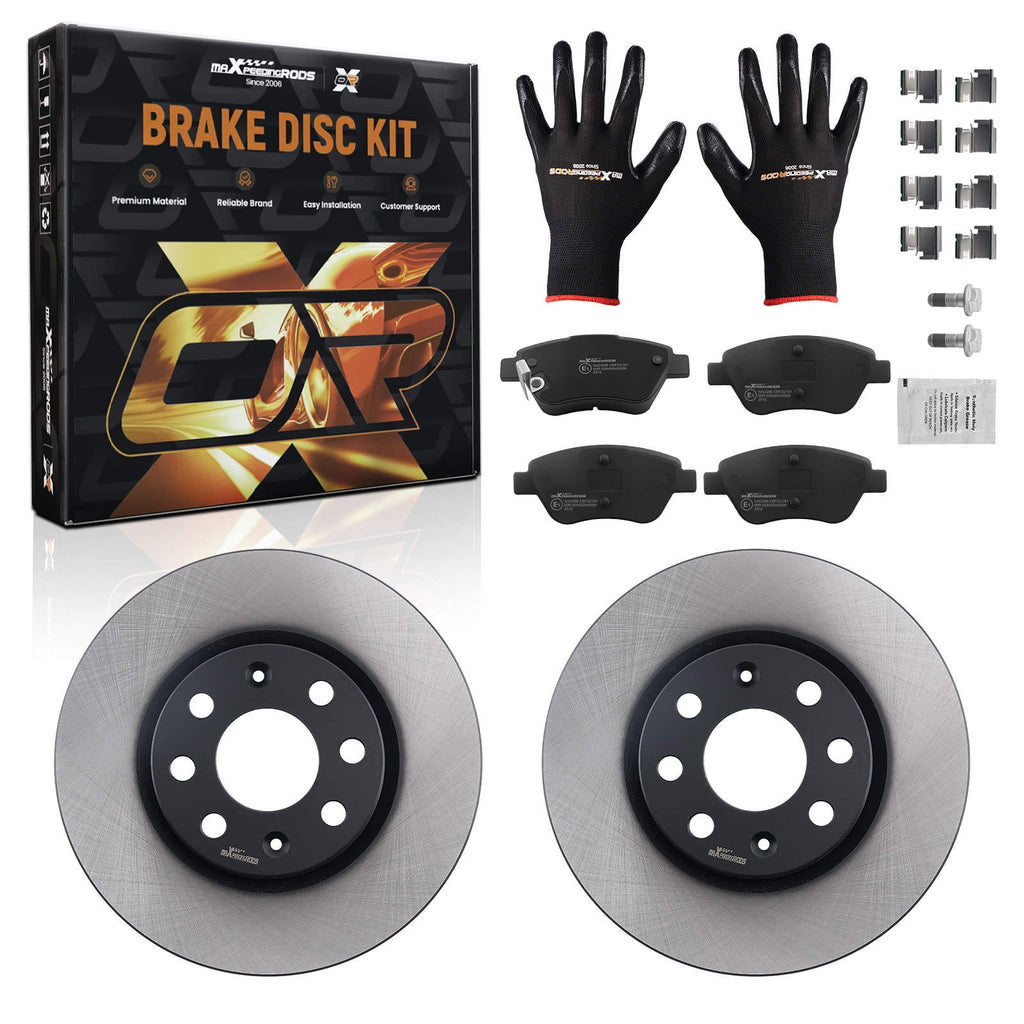 Bremseskiver 257mm + klodser egnet til Opel Corsa D Adam 55700921 93197241