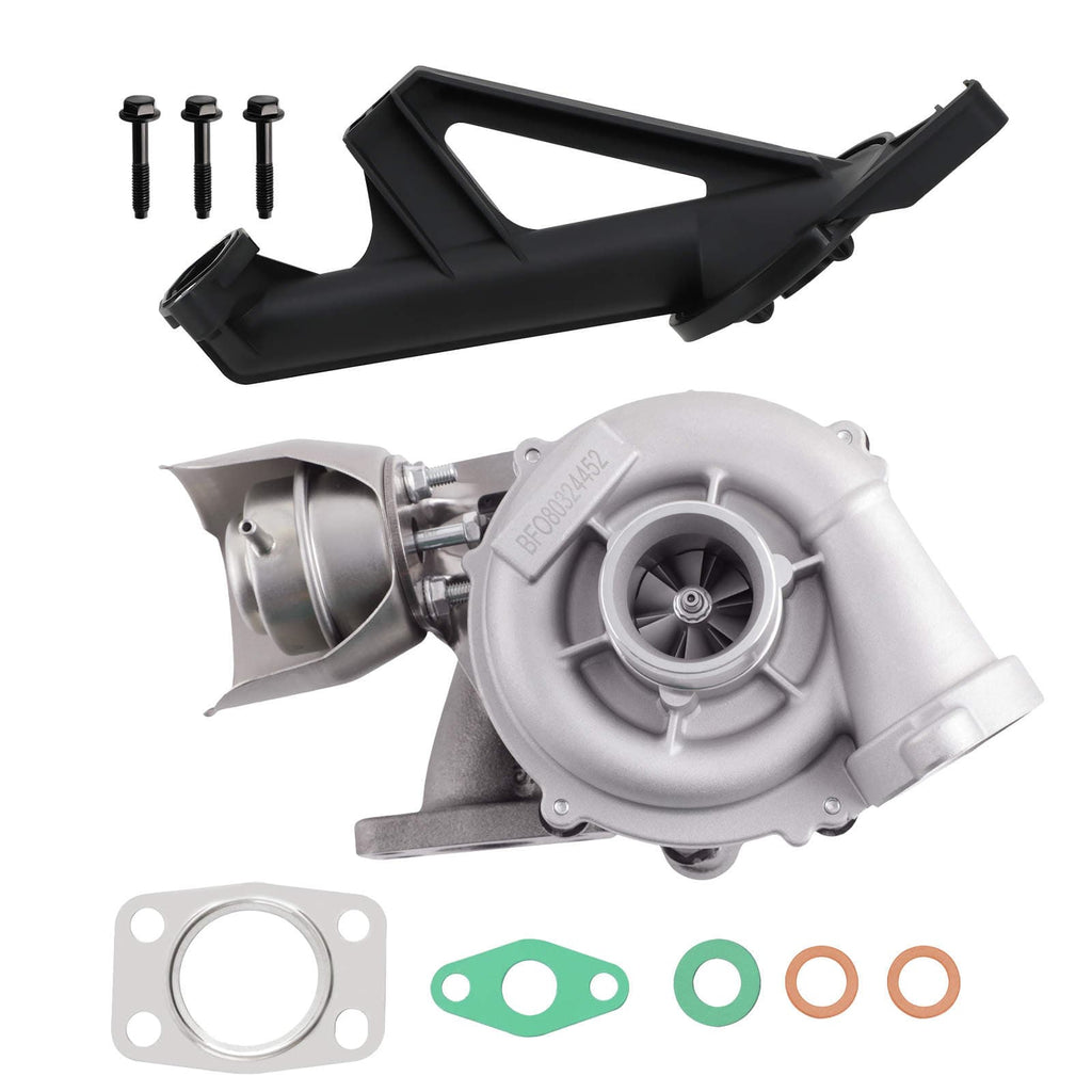 Turbo GT1544V + oljesil lämplig för Peugeot, Citroën, Ford Focus/C-Max, Mini, Mazda 3 1.6 HDi / TDCi 80 kW 109 hk | 753420 3M5Q-6K682-AE