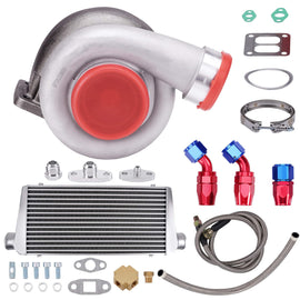 Turbolader GT45 met intercooler en oliedrukleidingen universeel