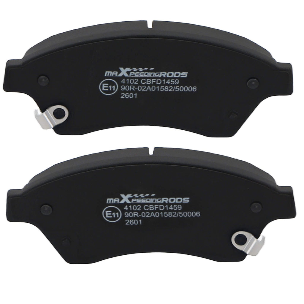 4x bremseklodser egnet til Chevrolet Cruze 1.4-2.0, Opel Astra J 1.2-2.0 Zafira 1.6