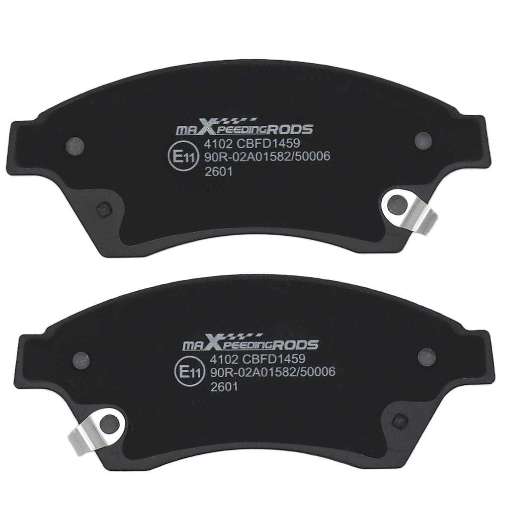 4x bremseklodser egnet til Chevrolet Cruze 1.4-2.0, Opel Astra J 1.2-2.0 Zafira 1.6
