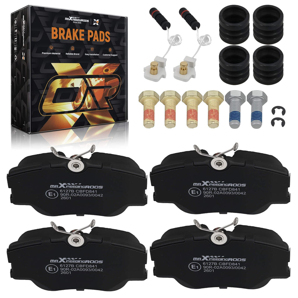 4x bremseklodser til Mercedes 190 W201 124 200 220 230 250 260 280 300 W124