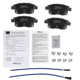 Bremseklodser bag egnet til Ford Transit pickup FF FM FN, bus FB FC, varevogn, Tourneo