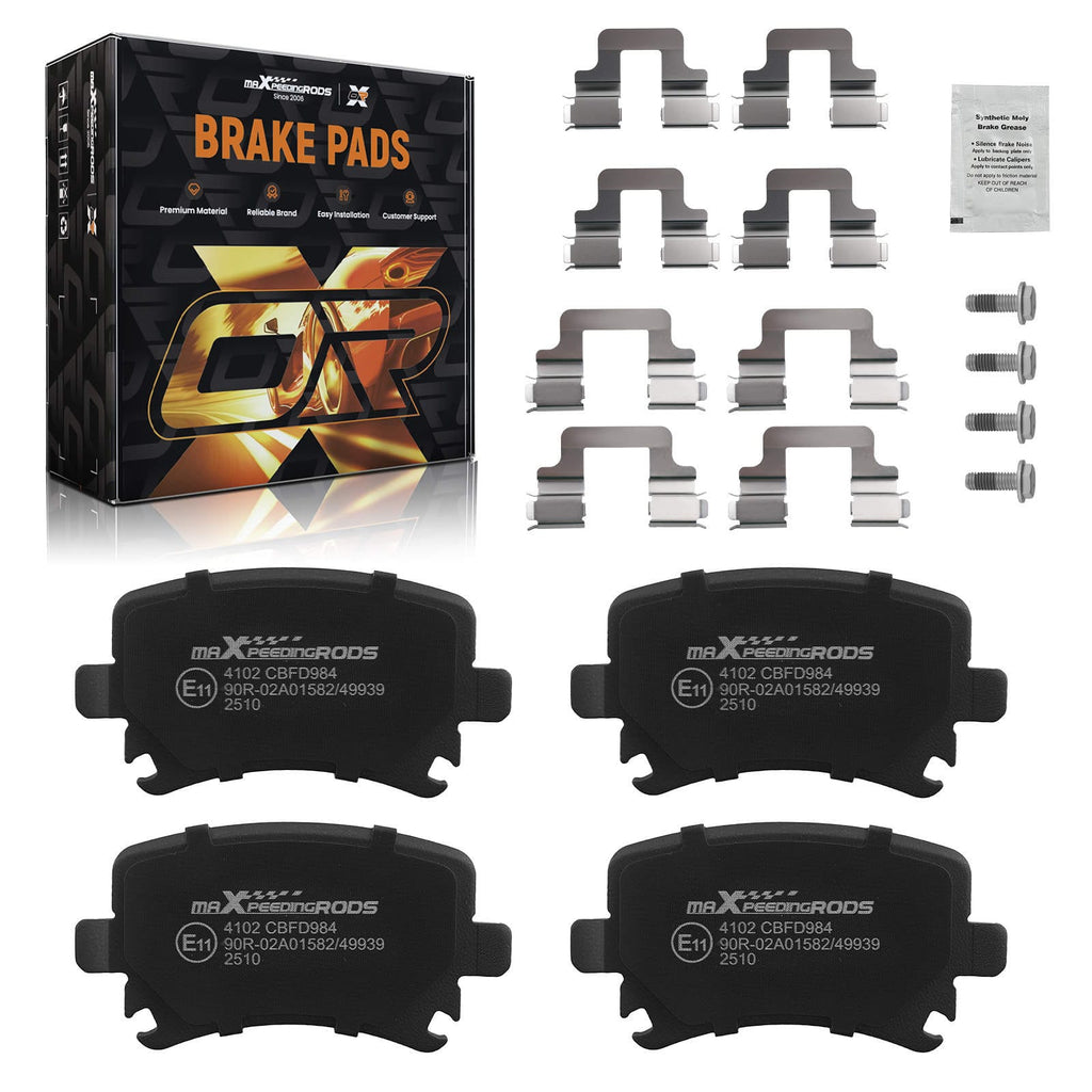 Bakre bremseklosser som passer til Skoda Octavia 1Z3, Superb 3T4 og Yeti 04–17 1K0698451P