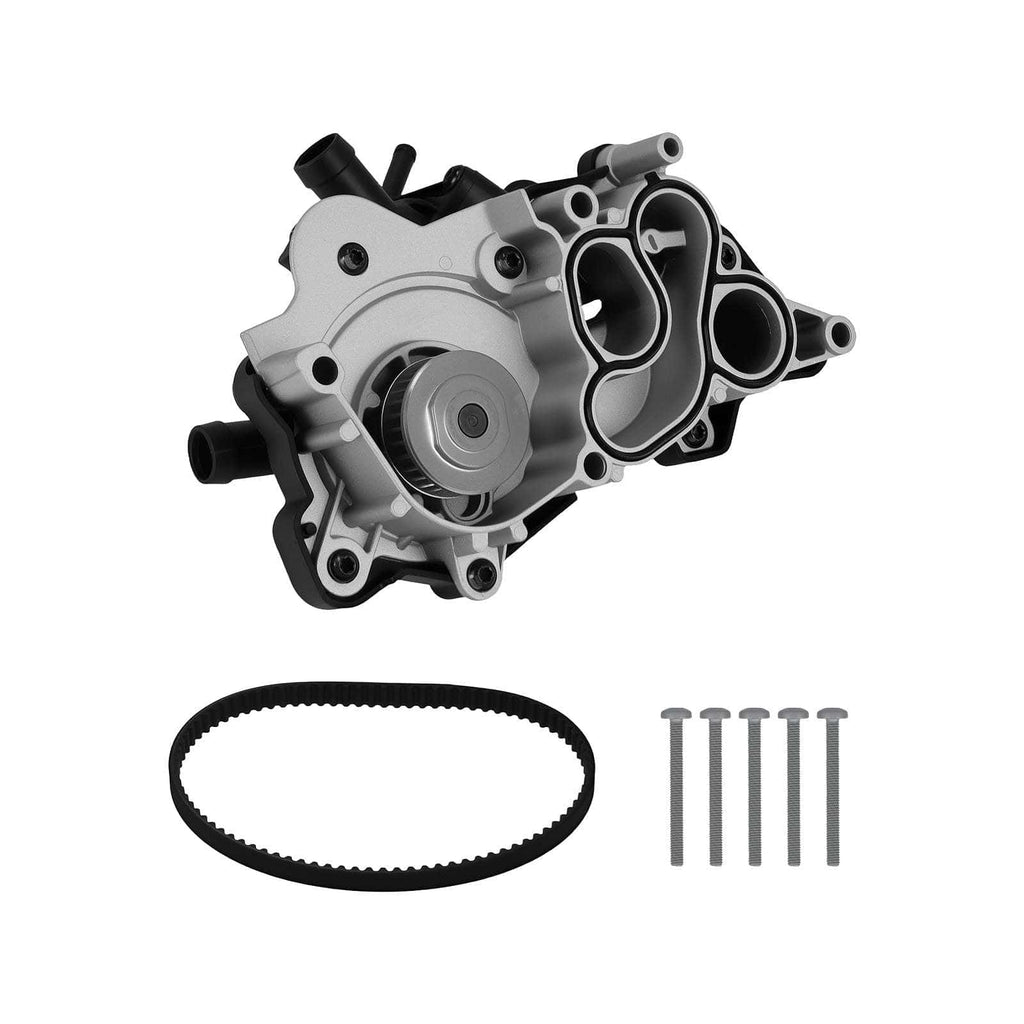 Vattenpump med termostathus, drivrem och bultar lämplig för Audi A1 A3 Q2, Seat Leon Ibiza Arona 1.0 1.2 TSI