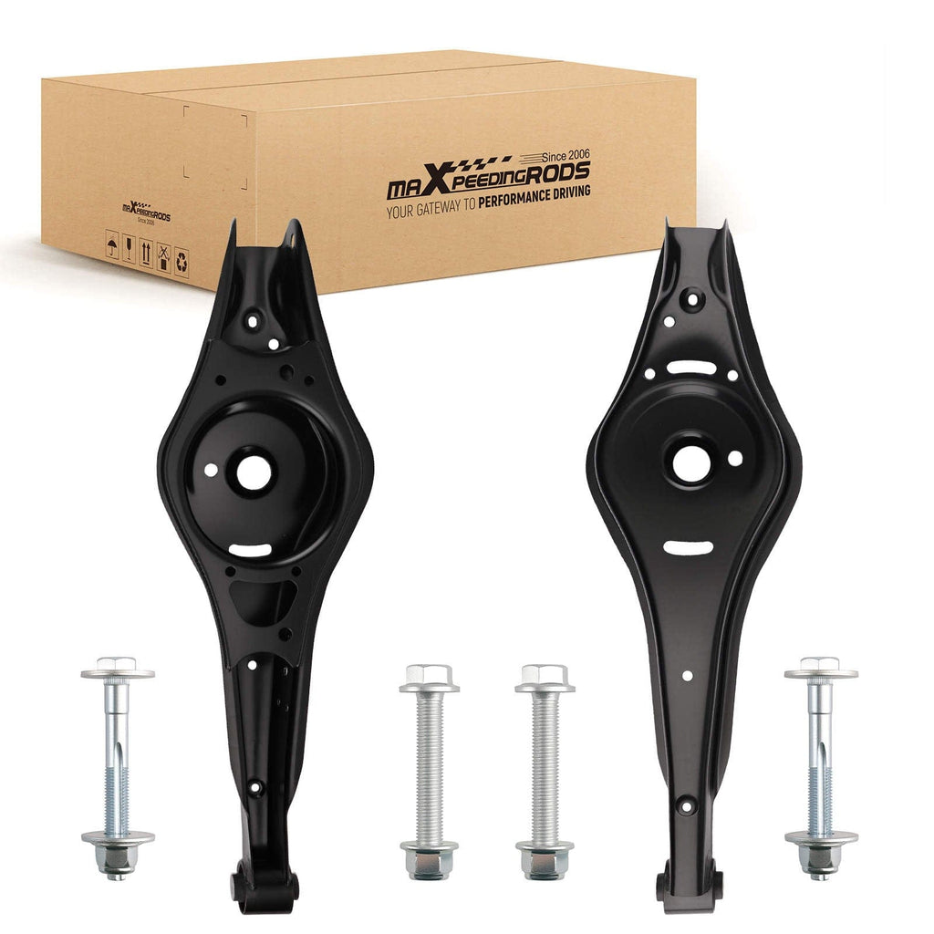 2 stk. bærearm bak nedre + bolter egnet for Audi A3, VW Golf 5 6 Passat Jetta EOS