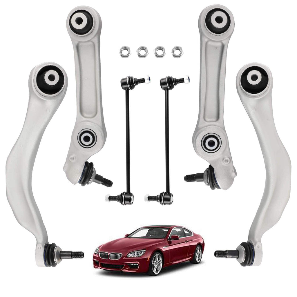 6-osainen tukivarsisarja etuakseli sopii BMW 5-sarja F10 F11 F07 F18, 6-sarja F06 F12 F13 2010-2017