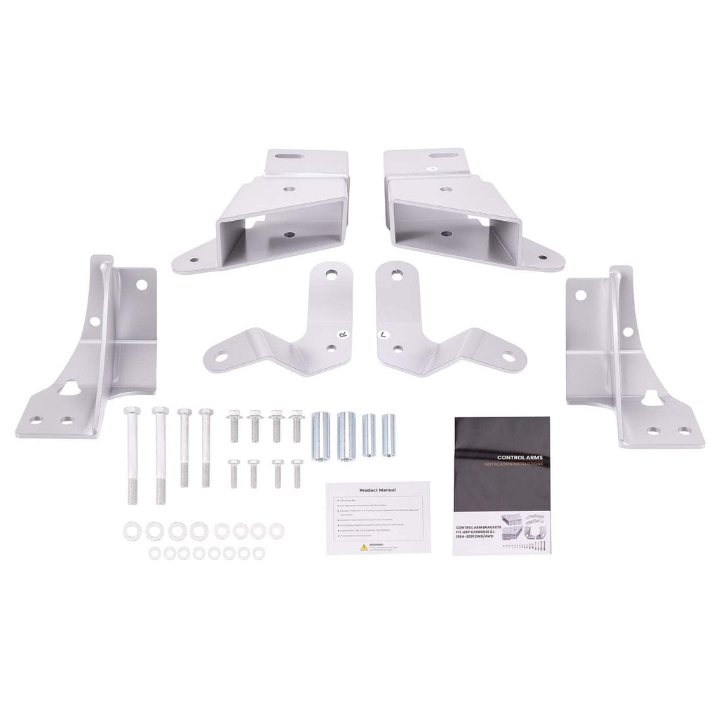 Kontrollarm foran dropbrakett-støttesett egnet for Jeep Cherokee XJ 4WD