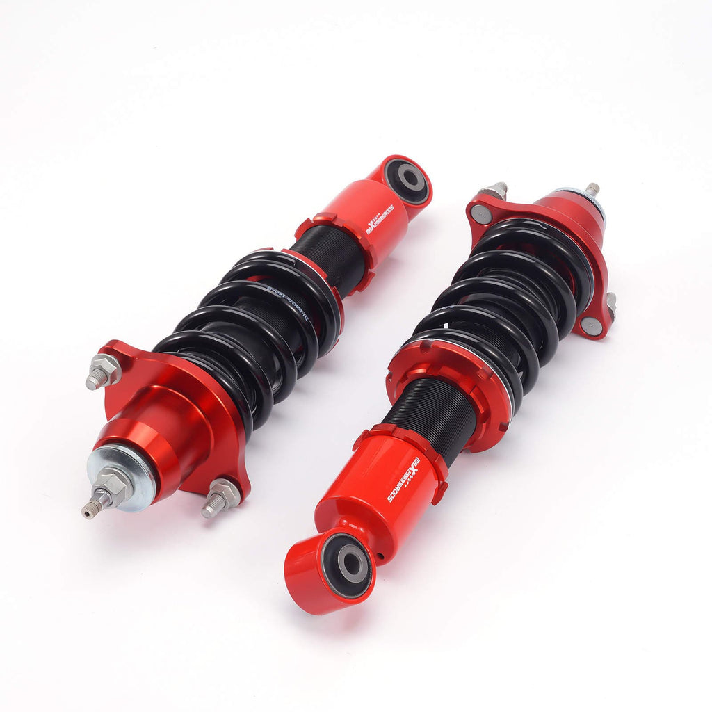 Coilovers bak (2 stycken) lämpliga för Honda Civic 7 (EM2, ES, ET) 2001-2005 | Coilovers 24-vägs justerbar dämpning
