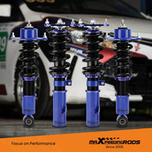 Ladda upp bild till gallerivisning, Coilover-kit lämplig för Toyota Corolla E120 E130 och Matrix XRS 2001-2008 | Sänkning 25-75 mm, inkl. camberplattor