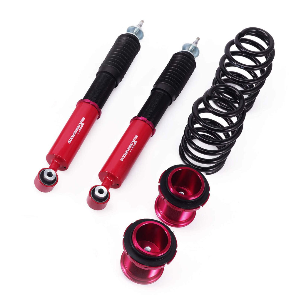 Säädettävä alustasarja sopii malleihin VW Golf 7 (MK7), Audi A3 S3 8V, Seat Leon 3, Skoda Octavia 3 (2012-2019) | Coilovers 24-portaisesti säädettävällä vaimennuksella