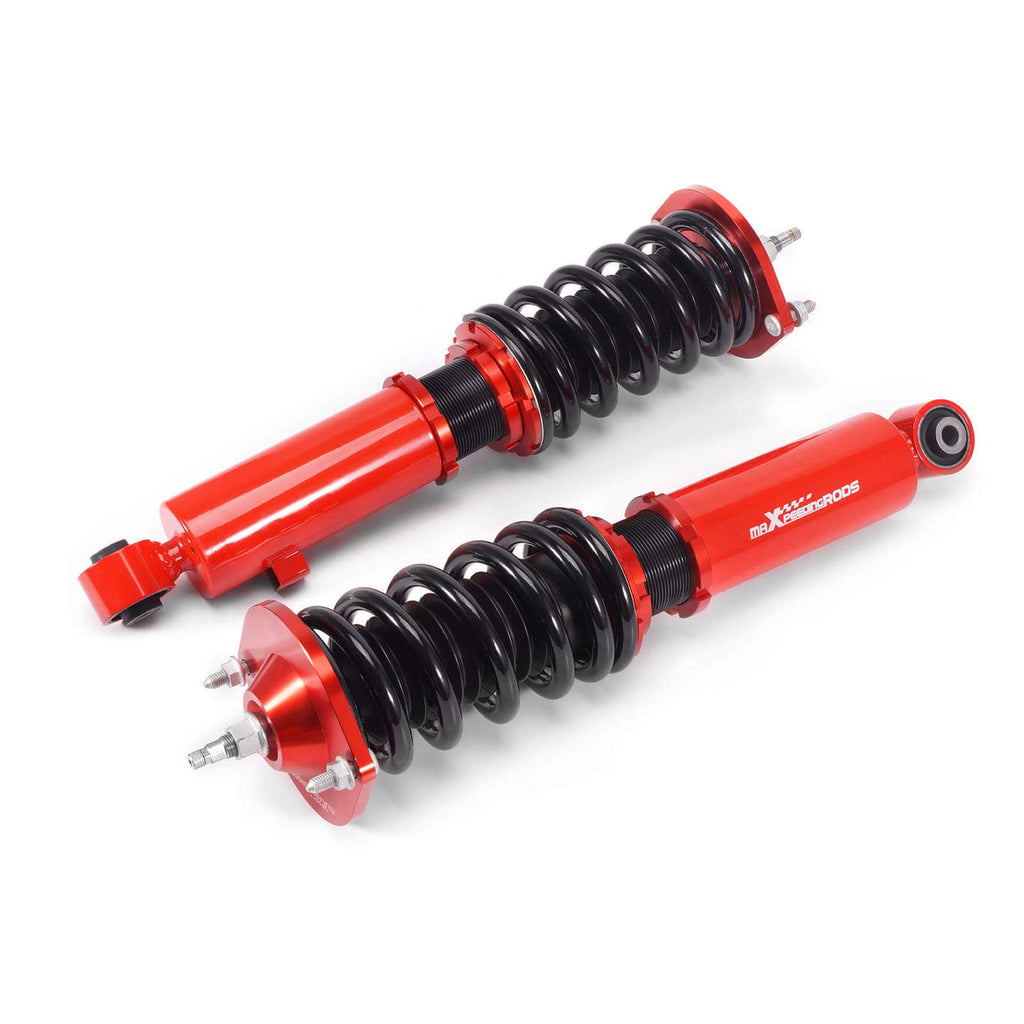 Coilover-set bak (2 st) lämplig för Mazda MX-5 NA NB (Miata) 1989-2005 | Coilover med 24-stegs justerbar dämpning
