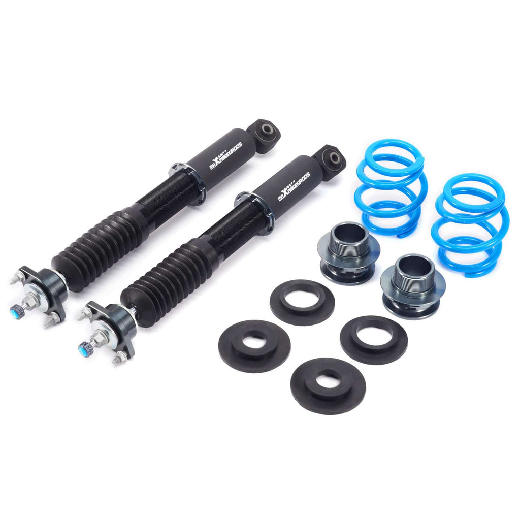 Maxpeedingrods T6 coilovers (gjengeunderstell) passer til BMW 3-serie E30 sedan 1982-1991 | Coilovers høydejusterbare, 51 mm fjærbein