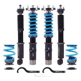 Maxpeedingrods T6 coilovers passar till BMW 3-serie E30 sedan 1982-1991 | Coilovers höjdjusterbara, 51 mm fjäderben