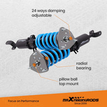 Ladda upp bild till gallerivisning, Maxpeedingrods T6 coilovers (gängade stötdämpare) passar till Nissan 350Z Z33 och Infiniti G35 V35 RWD 2003-2008 | 24-stegs justerbara coilovers