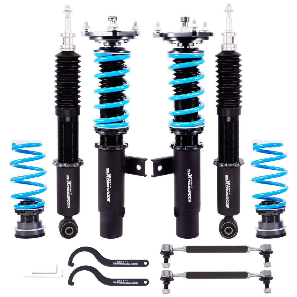 Maxpeedingrods T6 coilovers (gängade stötdämpare) passar till Audi TT 8J (8J3 8J9, inkl. quattro) 2007-2014 | 24-stegs justerbara coilovers
