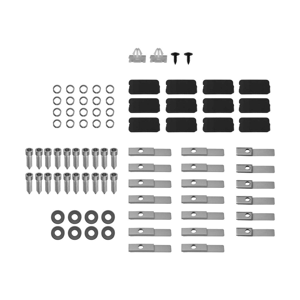 Side Steps Trinbræt egnet til Mercedes GLB X247 2019-2024 Aluminium ABS Sort