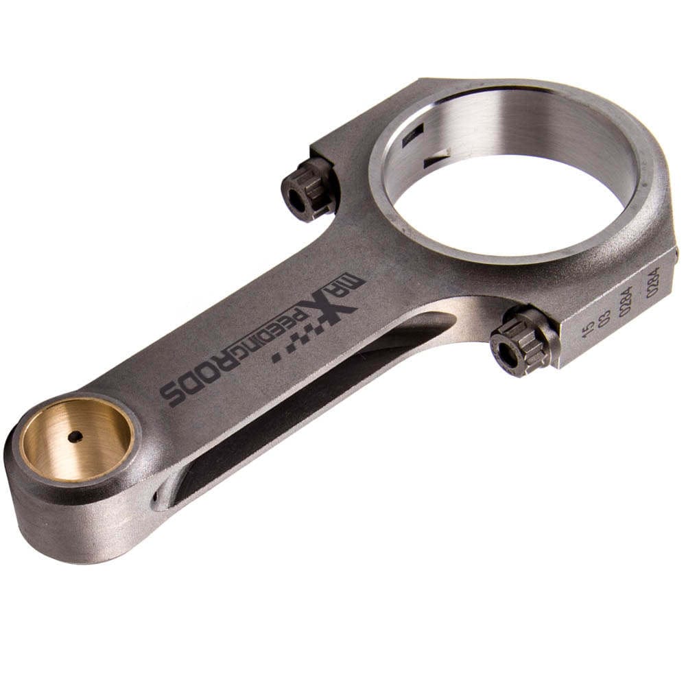 Smidda H-profil-vevstakar, set om 6, lämpliga för Porsche 996 / 997 3.6 / 3.8 (utan turbo) | 142 mm, ARP 2000-bultar, 600-800 hk