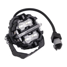 Last inn bildet i Galleri-visningsprogrammet, LED-fjernlysett 3,5 tommer rund 160W RGB DRL 270 grader IP68 12V Crosshair, egnet for offroad 4x4, Toyota Hilux, Ford Ranger