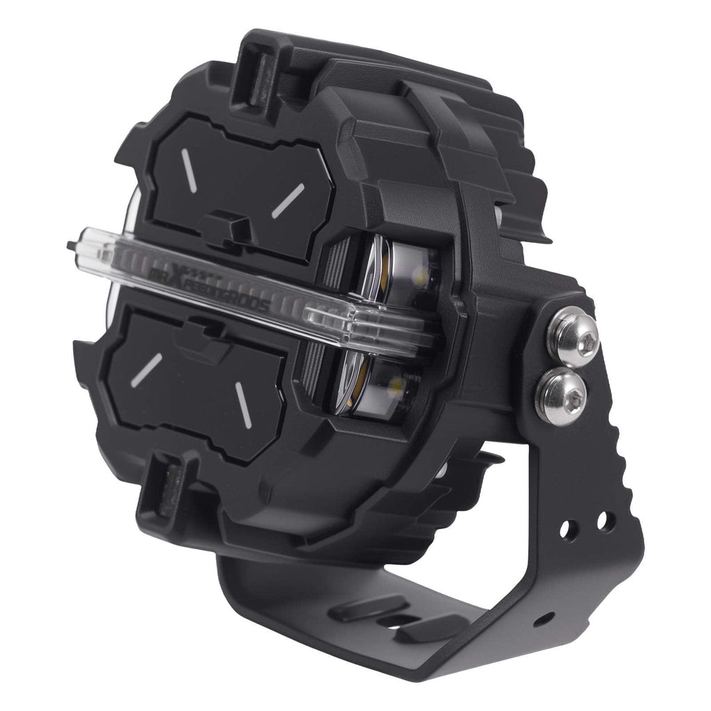 LED-lisävalosarja 3,5 tuumaa pyöreä 160W 19200LM DRL kaksois-sivuvalo 270 astetta IP68 9-32V Crosshair off-road- ja ATV-käyttöön