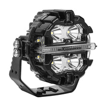 Indlæs billede til gallerivisning LED-fjernlyssæt 3,5 tommer rund sort 160W DRL 270 grader IP68 9-32V Crosshair til 4x4, offroad, bil og lastbil