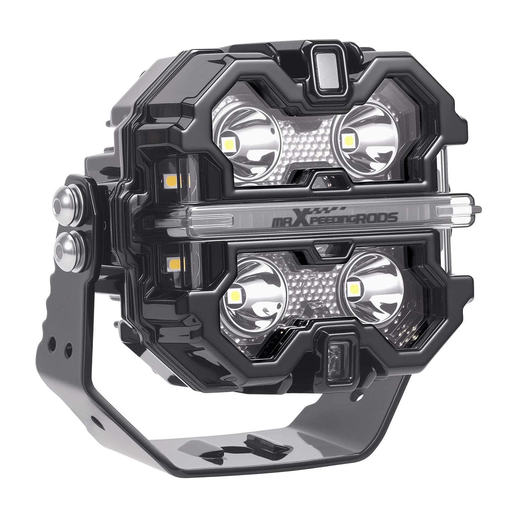 LED-työvalo 160W RGB DRL Valkoinen/Keltainen 3,5" SUV ATV Marine Vene IP68