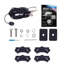 Lataa kuva Galleria-katseluun, 5 tuuman LED-ajovalo RGB DRL, maastoauto 4x4, vene, kohdevalo 270°, 6000K, 12V, IP68