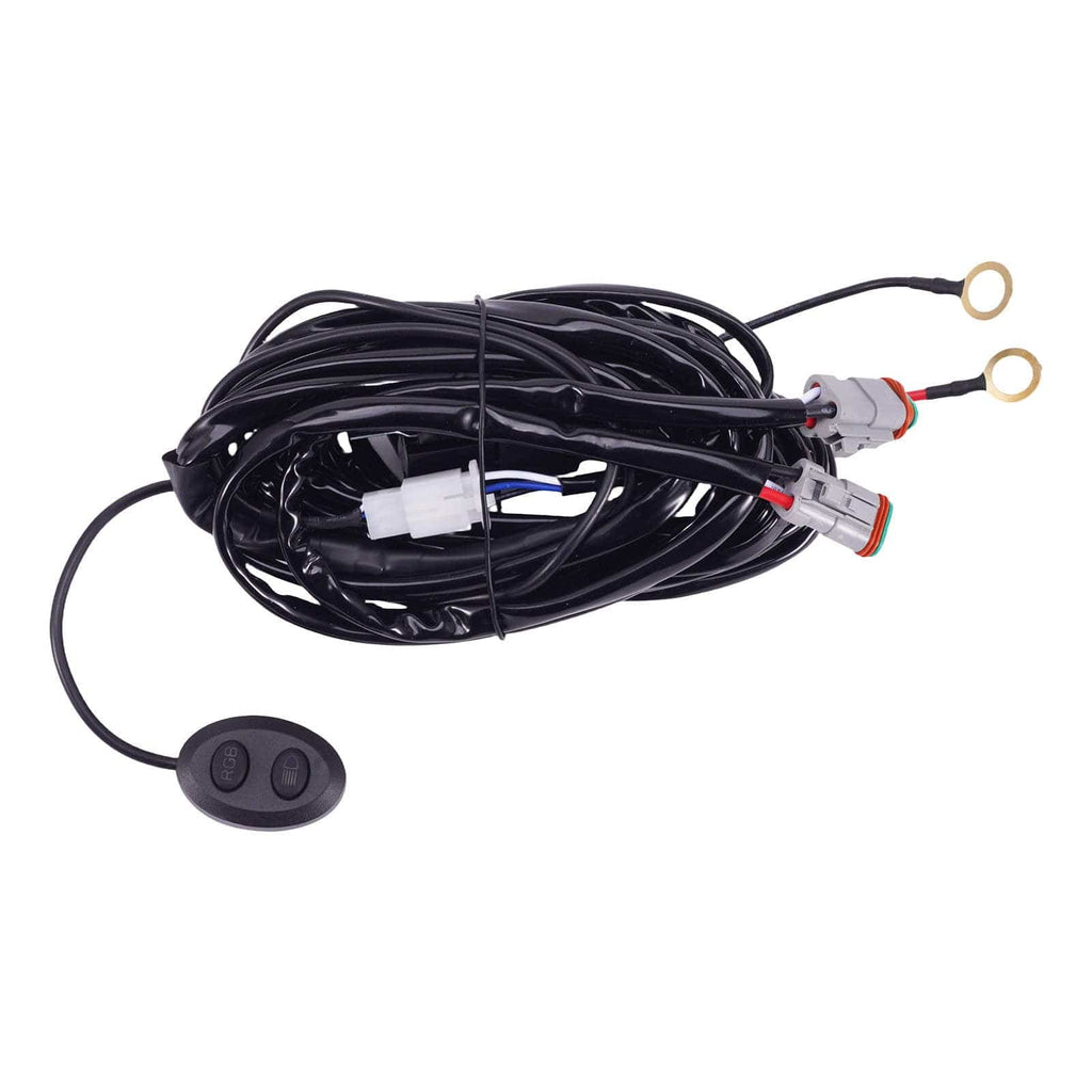 5 tuuman LED-ajovalo RGB DRL, maastoauto 4x4, vene, kohdevalo 270°, 6000K, 12V, IP68