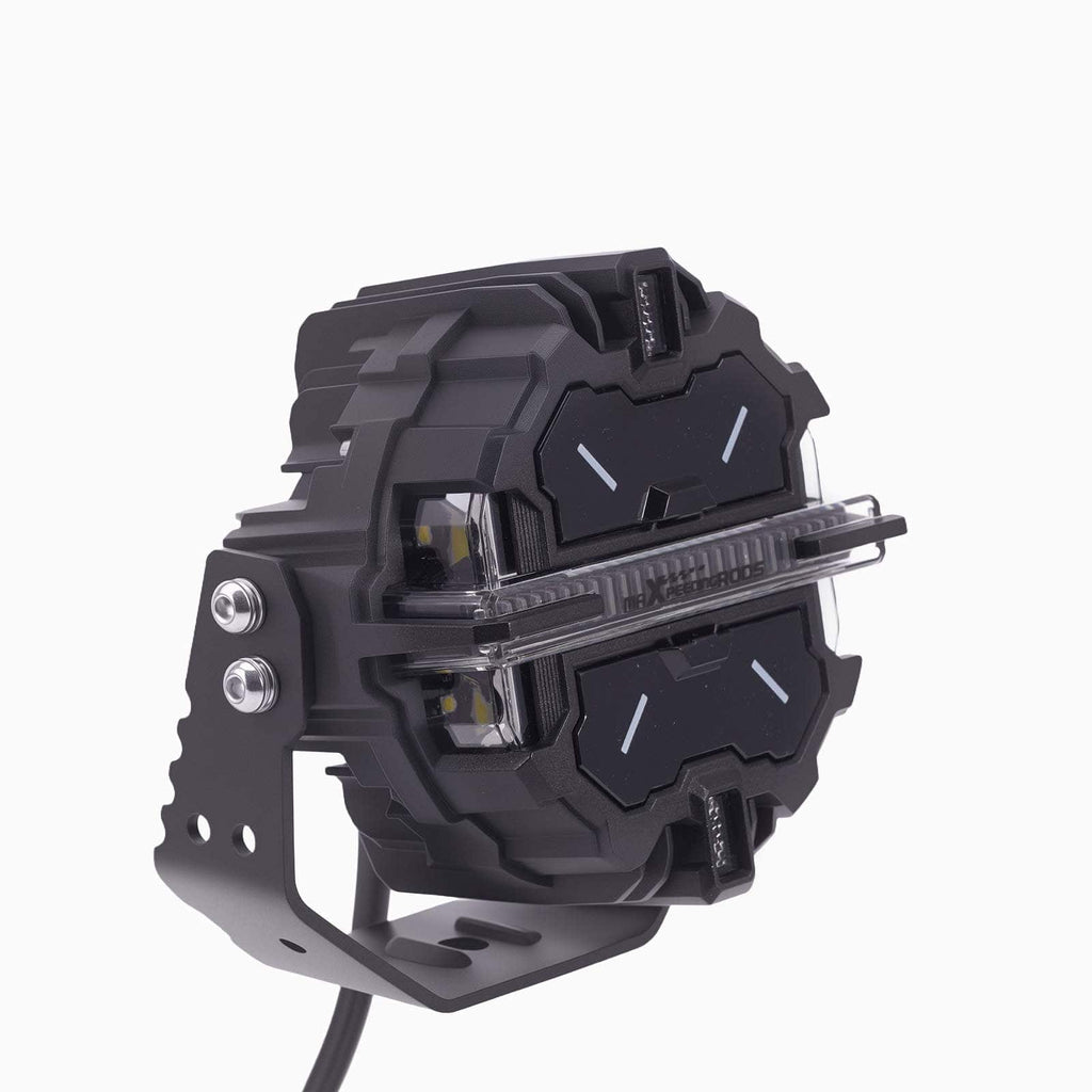 LED-ekstralys 178W Crosshair-serie fjernlys DRL hvid/ravgul universel