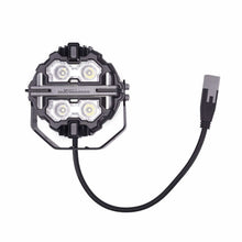 Ladda upp bild till gallerivisning, 5 LED-extraljus 21360LM Spot+Sidoljus 270° Aluminium Vit/Bärnsten
