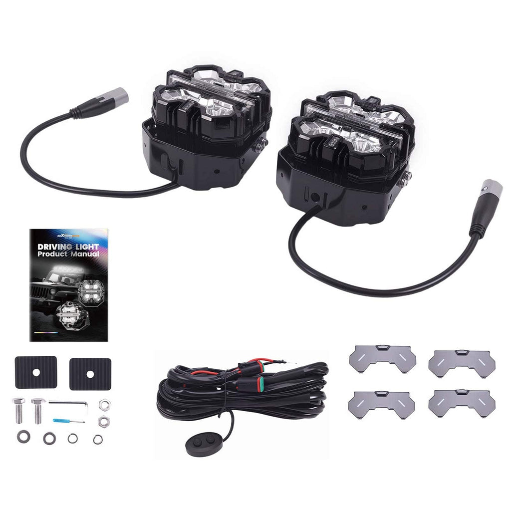 178W LED-strålkastare arbetsbelysning 5" IP68 spotljus extraljus vit 6000K