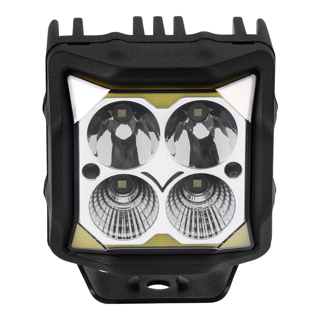 LED-arbejdslampe 110W 11040LM 4x spot og flood IP68 til offroad og ATV