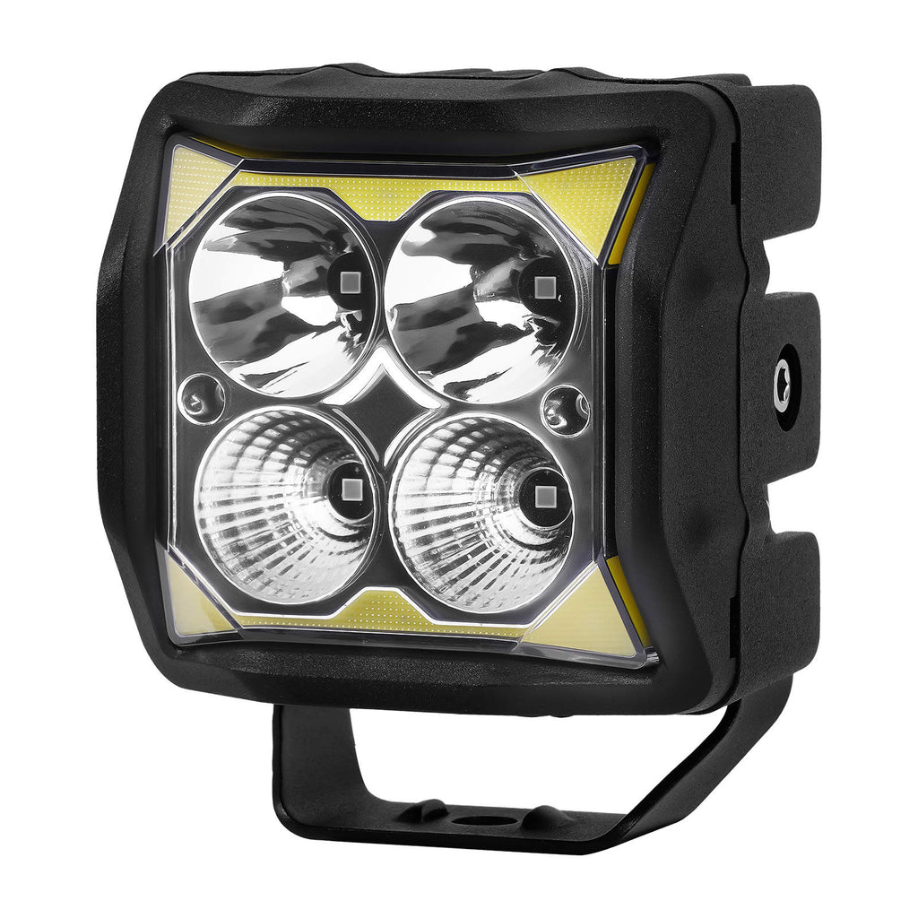 LED-arbejdslampe 110W 11040LM 4x spot og flood IP68 til offroad og ATV