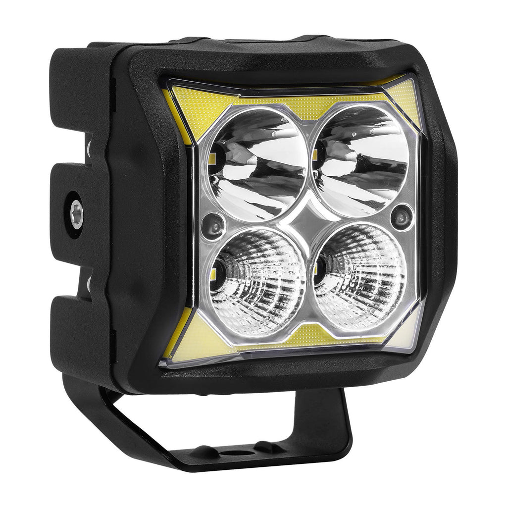 LED-arbejdslampe 110W 11040LM 4x spot og flood IP68 til offroad og ATV