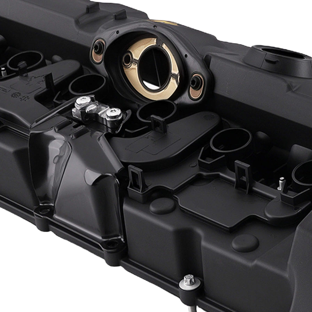 Motorkåpa lämplig för BMW 328i 528i 11127552281 2007-2013 direkt ersättning svart